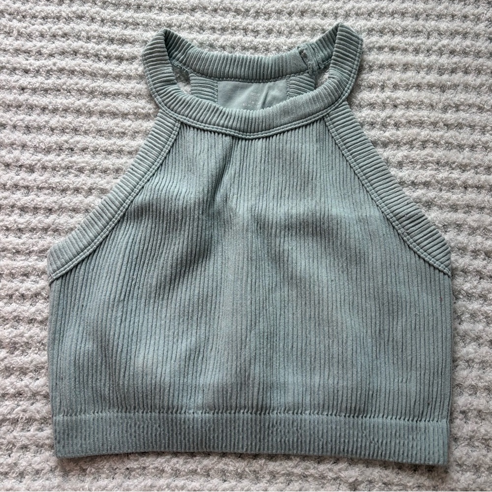 Aerie Crop Top with Ribbed Texture